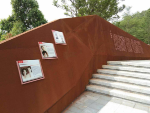平度耐候钢挡土墙